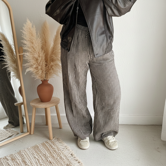 wide leg musselin hose sommer