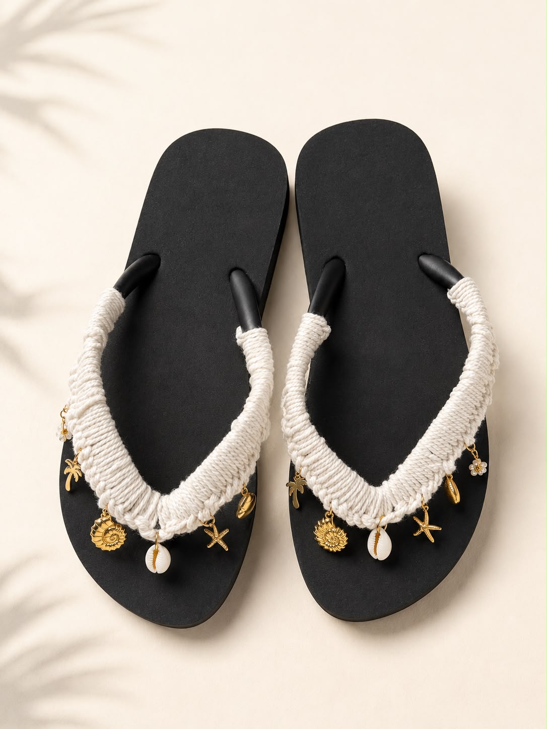 Flips Flops mit Makramee handmade