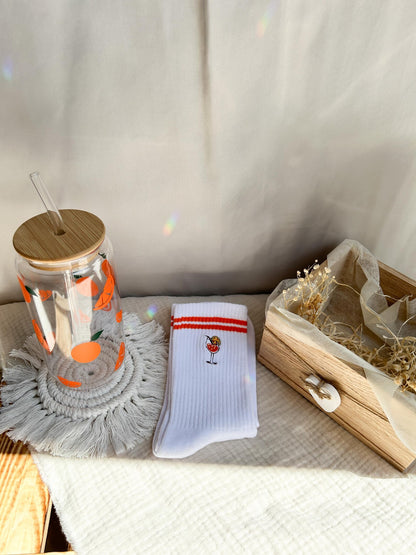 Sommerliches Geschenkset mit Aperol Details