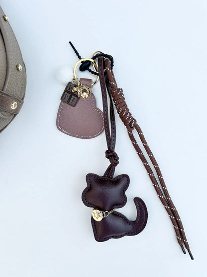 Taschenanhaenger Katze mit individueller Personalisierung fuer Frauen