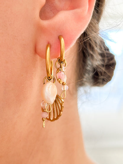 Wasserfeste Creole mit Charms für Ear Stack Looks