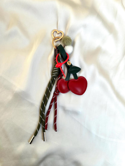 kirschen taschenanhaenger geschenkidee
