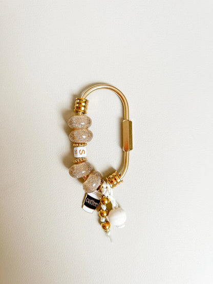 bag charm gold 