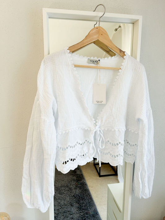 baumwoll bluse made in italy