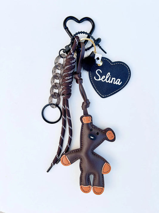 Personalisierter Bag Charm Bär