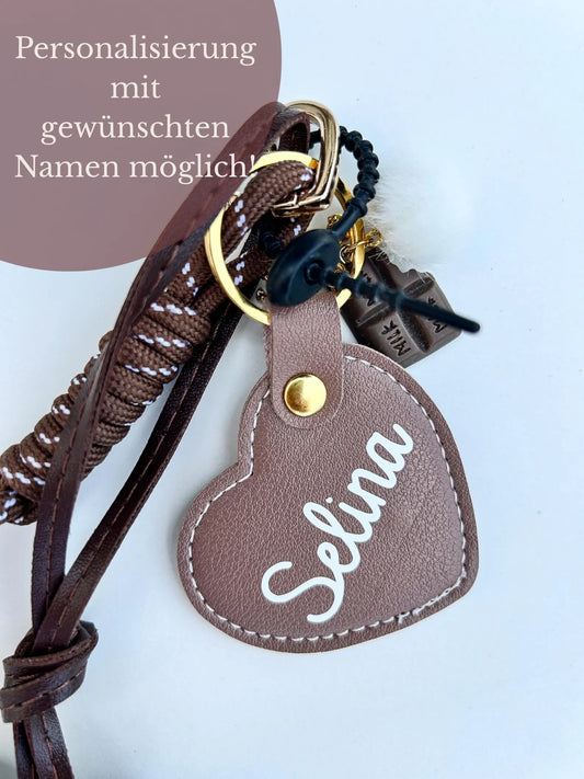 Dackel Bag Charm mit Wunsch-Personalisierung z.B. Name 