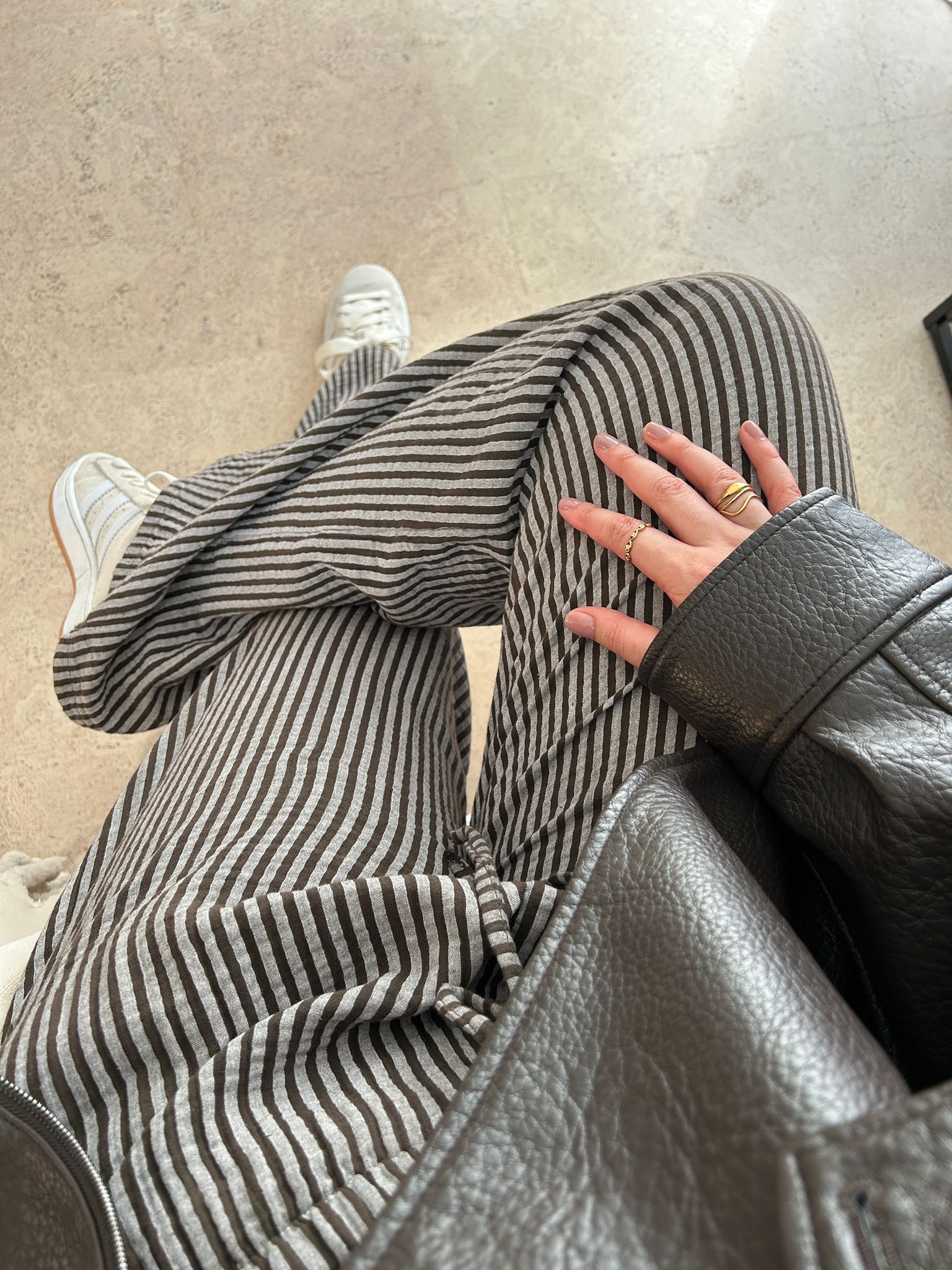 musselin hose wide leg detail