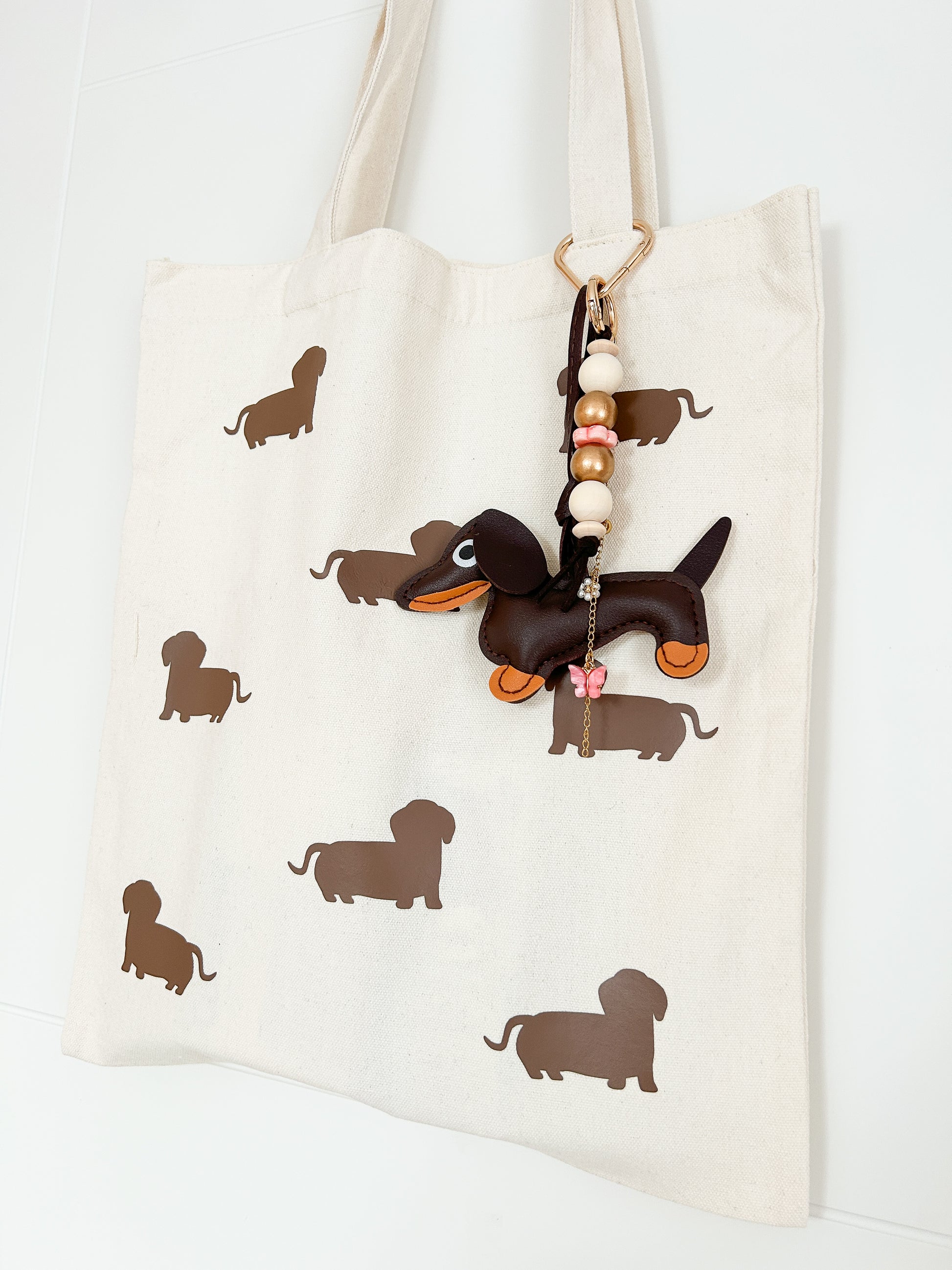 tote bag stofftasche print dackel