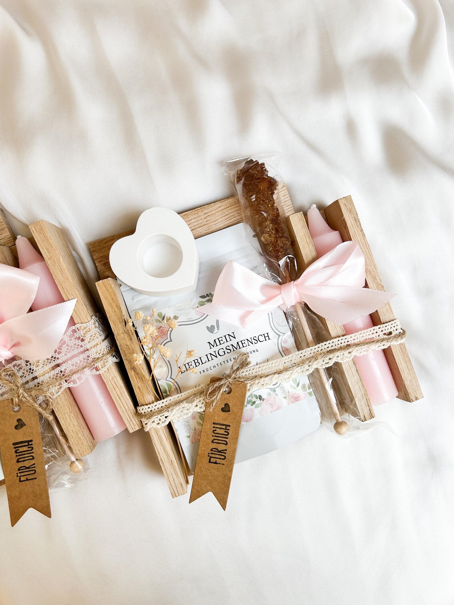 tee kerze geschenkidee